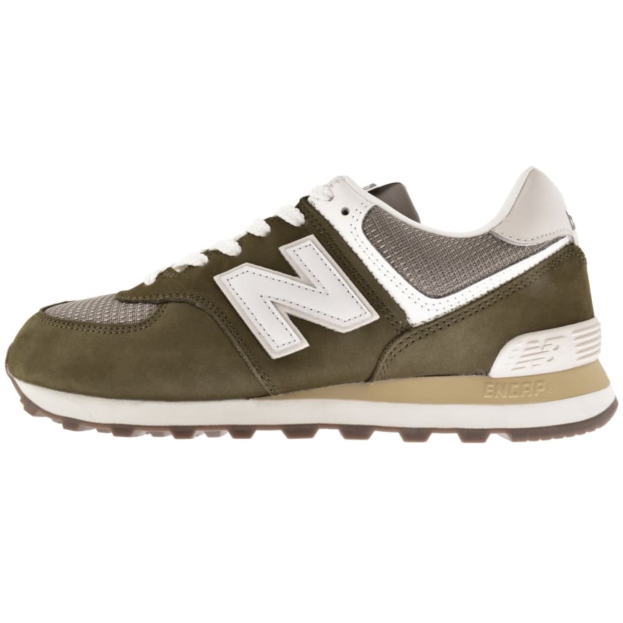 user New Balance 574 Trainers Green | Mainline Menswear x